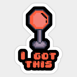 joy stick got this Sticker